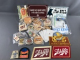 Group of 40+ Schlitz coasters and more