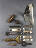 Group of 14 Schlitz bottle and can openers