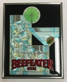 Vintage Beefeater Gin Advertising Mirrored Sign