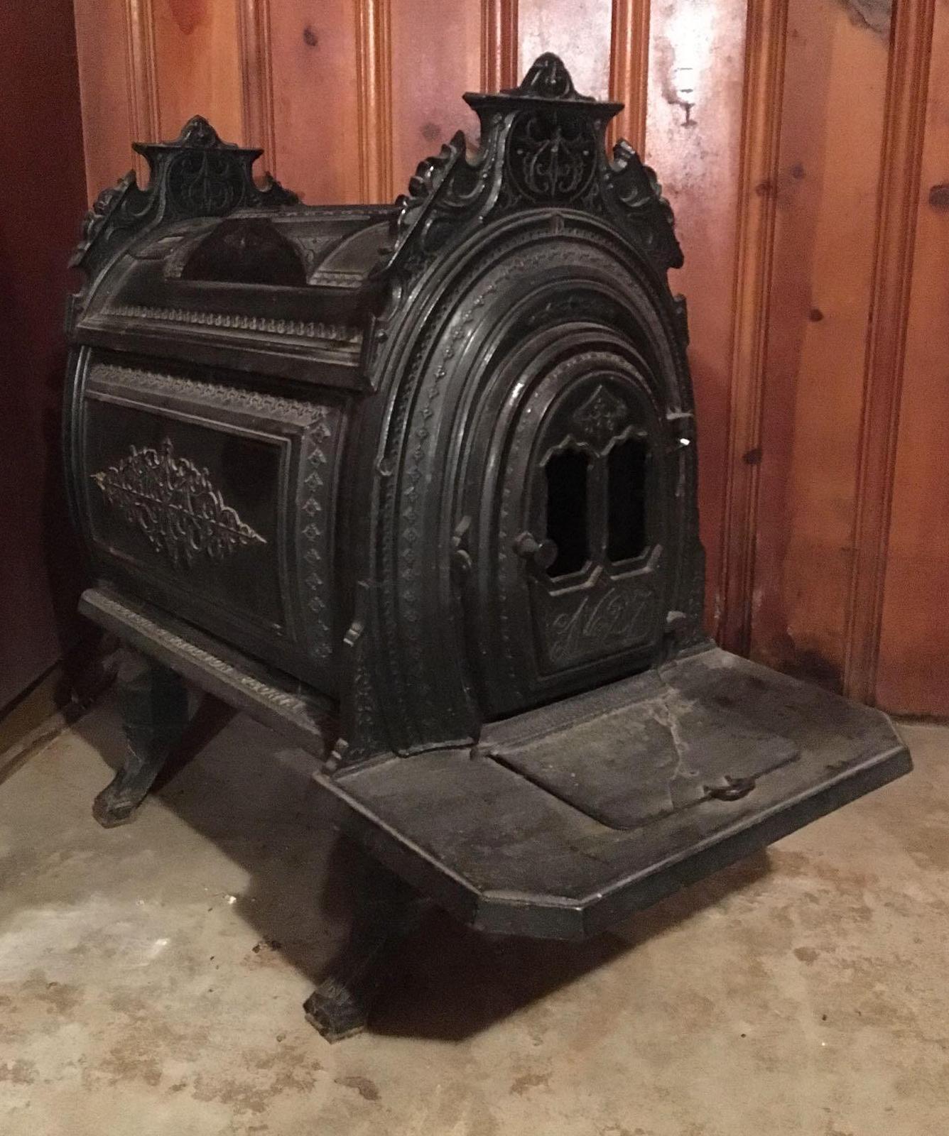 Antique 1876 Cutler and Proctor Cast-Iron Wood | Proxibid, image size:1336x1600