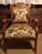 Antique wooden arm chair