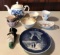 Group of 8 porcelain pieces, Wedgwood, Nippon and more