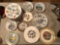 Large group of vintage state souvenir plates