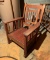 Vintage oak mission style rocking chair