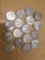 Group of 17 - 90% Silver Half Dollars.