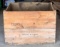 Vintage Crown Cork and seal company advertising wood crate
