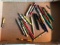 Group of Vintage advertising pens and pencils