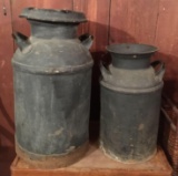 Group of 2 Vintage Milk Cans