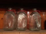 Group of 3 Half Gallon Milk Jugs