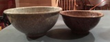 Group of 2 vintage Texas-ware bowls