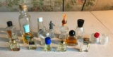 Group of Vintage glass bottles