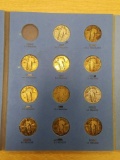 Group of 13 Barber & Standing Liberty Quarters.