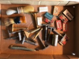 Group of Vintage razor, blades and brushes