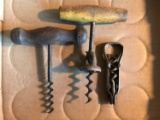 Group of 3 Vintage corkscrews