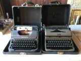 2 antique typewriters