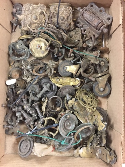 Group of Antique Drawer Pulls and more