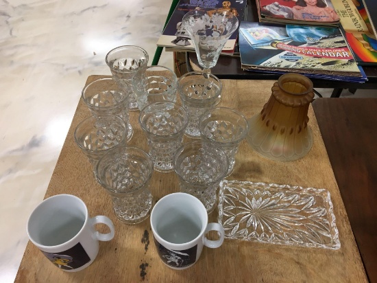 Group of Clear Glasses and more