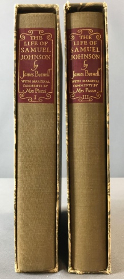 The Life Of Samuel Johnson by James Boswell Vintage books