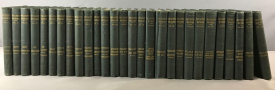 Antique books Dickens Works 28 volumes