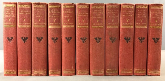 Group of 11 Antique books by Muhlbach