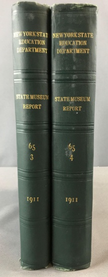 Antique books New York State Education Department State Museum Reports