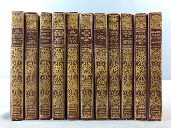 Antique books by Robert Browning