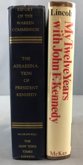 Group of 2 Vintage books on President Kennedy