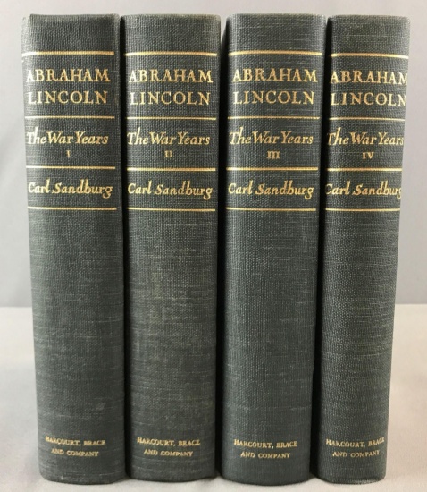 Abraham Lincoln the war years in four volumes