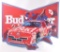 Budweiser NASCAR Metal Advertising Beer Sign
