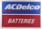AC Delco Batteries Metal Advertising Sign