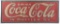 Vintage Coca Cola Metal Advertising Sign