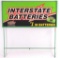 Interstate Batteries Double Sided End Cap Sign