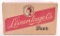 Vintage Leinenkugel Advertising Cardboard 24 Pack Beer Box