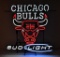 Bud Light Chicago Bulls Light Up Advertising Neon Beer Sign