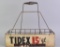 Vintage 8-Hole Motor Oil Carrier with Tidex Masonite Sign