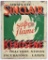 Vintage Sinclair Super Flame Kerosene Advertising Metal Sign