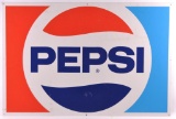 Vintage Pepsi Cola Advertising Metal Sign