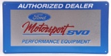 Ford Motorsport SVO Metal Advertising Sign
