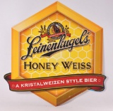 Leinenkugel's Honey Weiss Metal Advertising Beer Sign