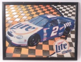 Miller Lite NASCAR Advertising Beer Mirror