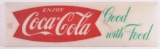 Vintage Coca Cola Advertising Plastic Marquee Sign