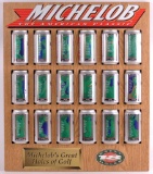 Michelob's Great Holes of Golf Advertising Display Sign