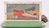 Vintage American Flyer Light Up Train Set Billboard