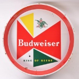 Vintage Budweiser Advertising Metal Beer Tray