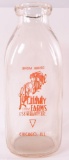 Vintage Lake Shore Dairy Farms Advertising Milk Bottle
