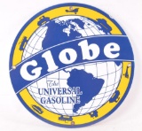 Reproduction Globe Universal Gasoline Advertising Porcelain Sign