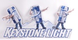 Keystone Light Advertising Metal Sign