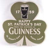 Guinness Happy St. Patrick's Day Advertising Cardboard Sign