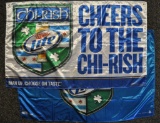 Group of 2 Miller Lite Advertising Banners