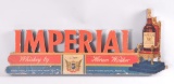 Vintage Imperial Whiskey Advertising Countertop Sign